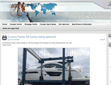 Tablet Screenshot of cruisersownersforum.com